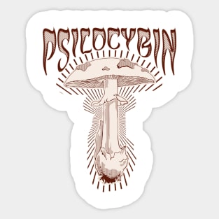 Trippy Psilocybin - Mushrooms Sticker